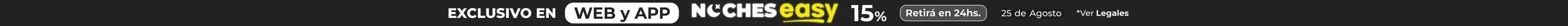 Solo x hoy | 15% en tu compra online | EASY