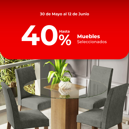 Ofertas | Hasta 40% en muebles seleccionados | EASY