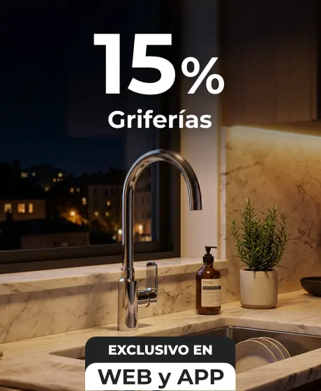 Solo x hoy | 15% en griferías | EASY