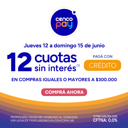12 cuotas sin interés con Cencopay | EASY