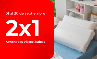 2x1 en almohadas