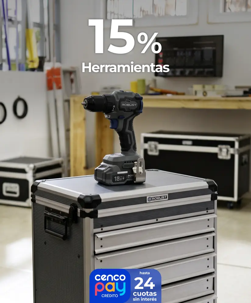 15% en herramientas | EASY