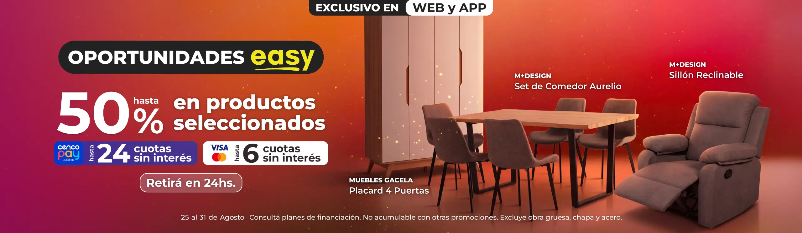 Oportunidades | Hasta 50% en seleccionados | EASY