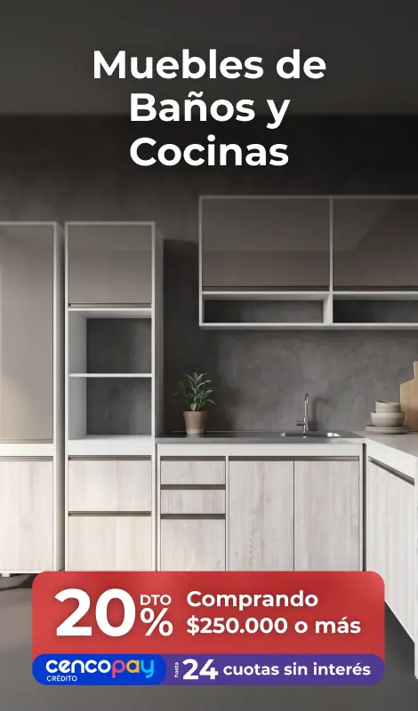 20% en muebles de baños y cocinas | EASY