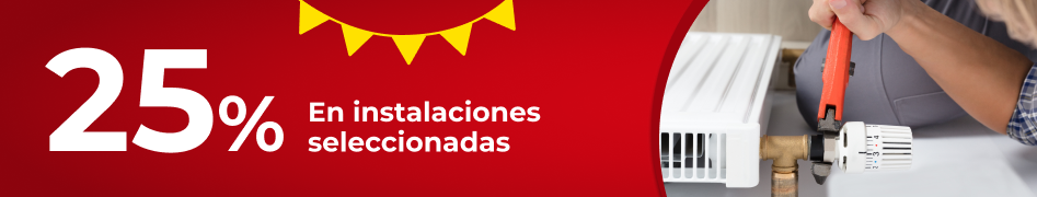 25% en instalaciones | EASY