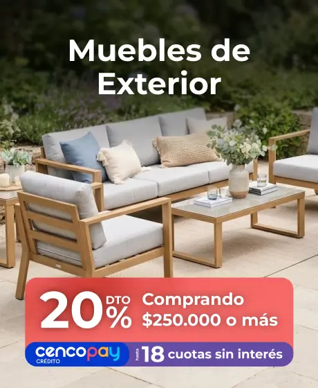 20% en muebles de exterior | EASY