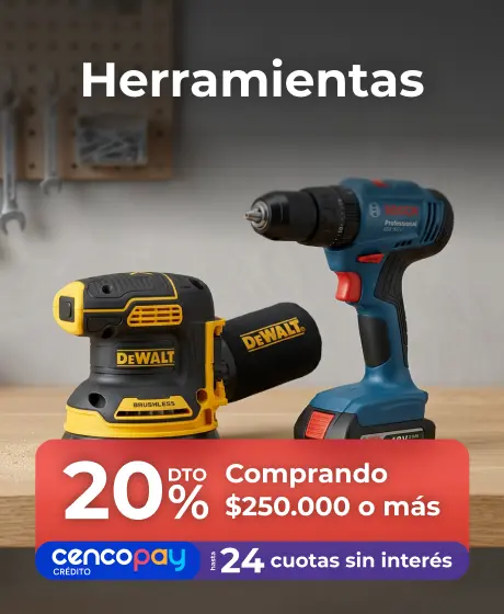 20% en herramientas | EASY