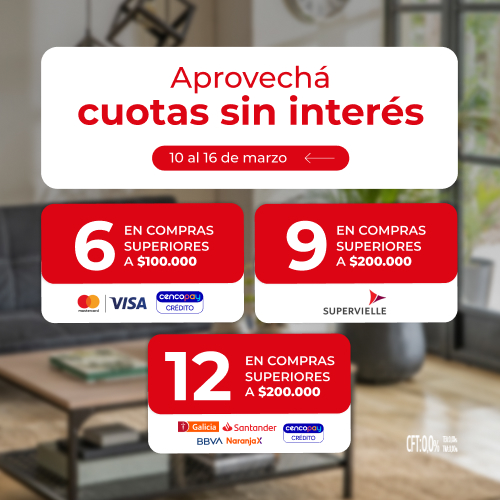 Exclusivo Online | Cuotas sin interés | EASY