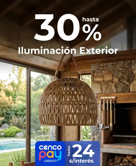 Semana Easy | Hasta 30% en iluminación de exterior | EASY