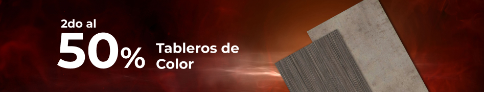 Hot Sale | 2do al 50% en tableros de color | EASY