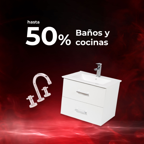 Hot Sale | Hasta 50% en baños y cocinas | EASY
