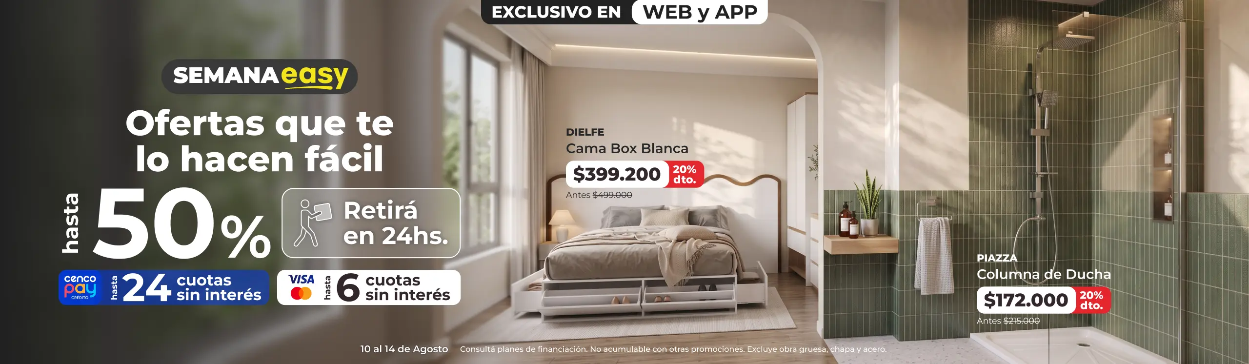 Semana Easy | Ofertas hasta 50% | EASY