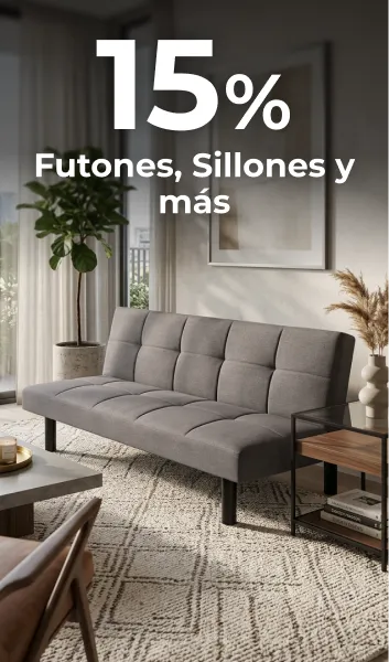 15% en Futones, sillones y más | EASY
