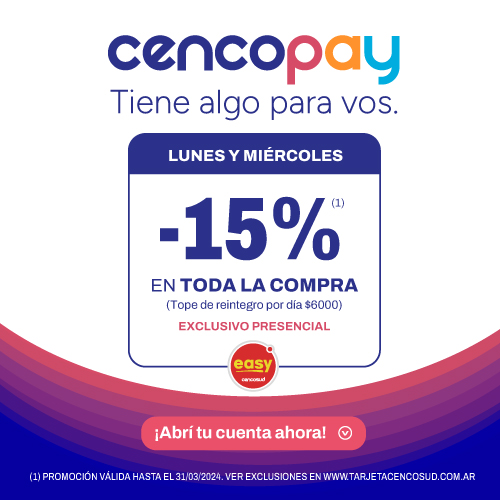 Cencopay | 15% off | EASY