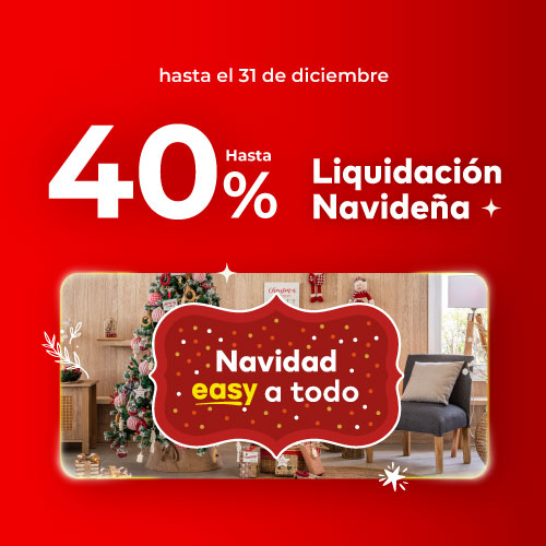 Ofertas | Hasta 40% en navidad | EASY