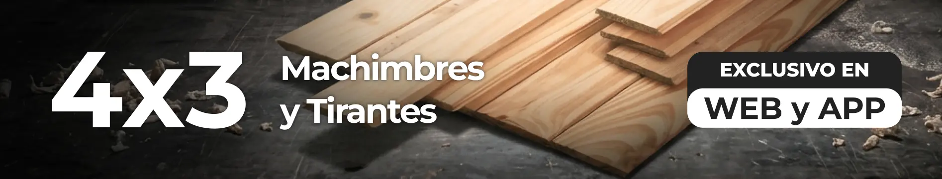4x3 en Machimbres y Tirantes | EASY