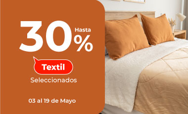 Catálogo hogar | Hasta 30% en textil | EASY
