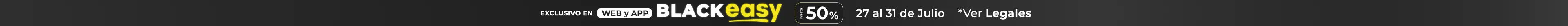 Black Easy | Hasta 50% en seleccionados | EASY