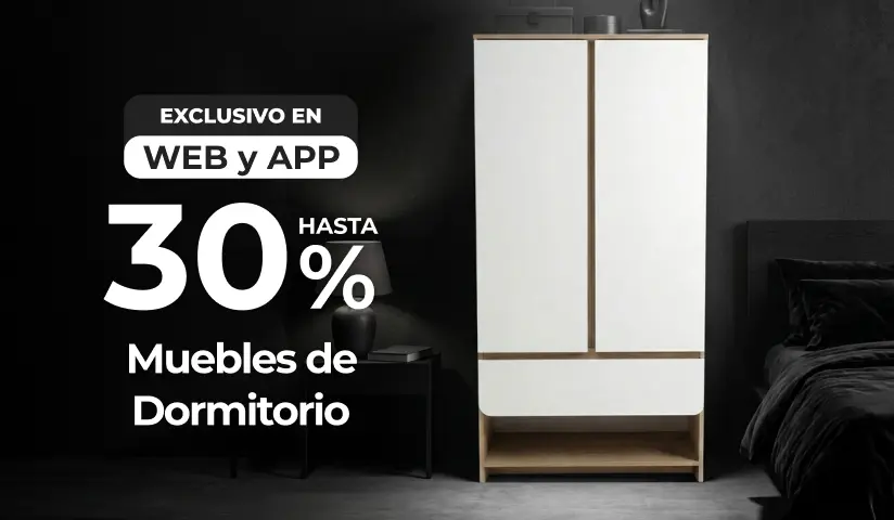 Black Easy | Hasta 30% en muebles de dormitorio placares y cómodas | EASY