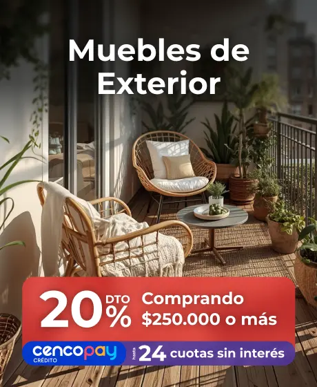 20% en Muebles de exterior | EASY
