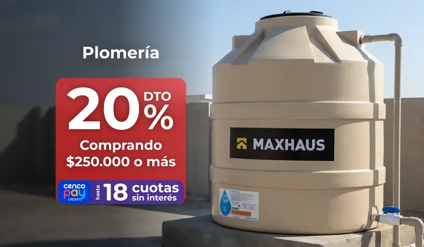 20% en plomería | EASY