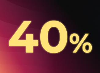 40%