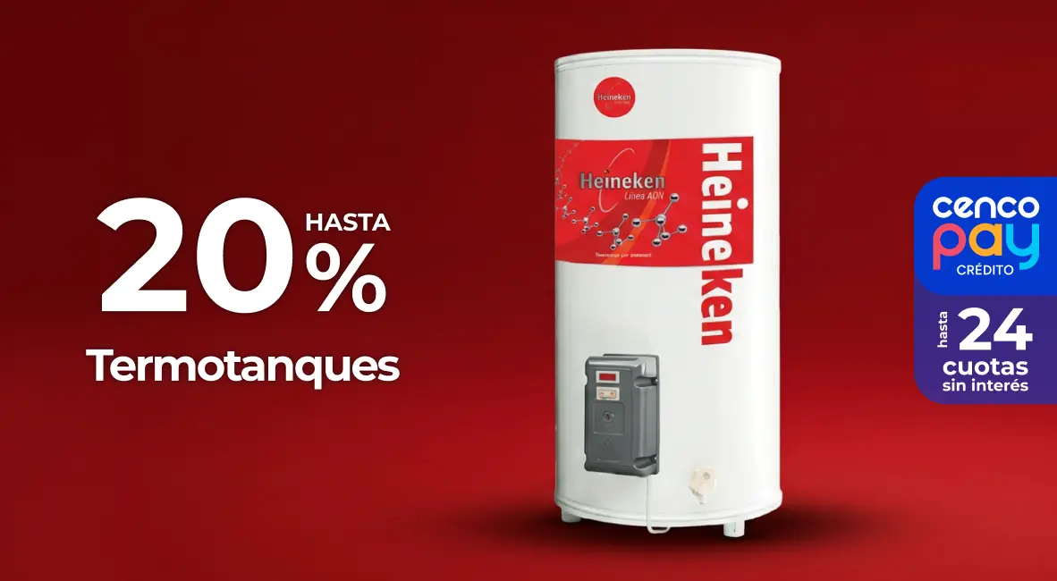 Cuponazo | Hasta 20% en termotanques | EASY