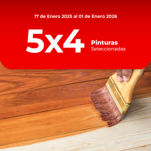 Ofertas | 5x4 en pinturas | EASY